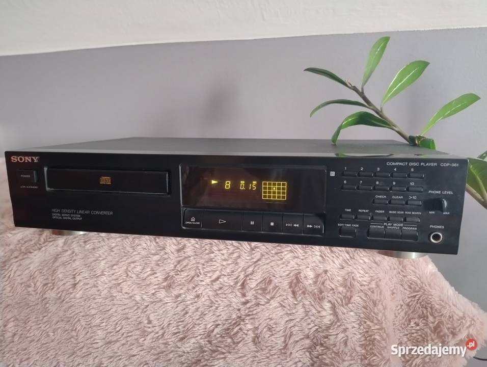 Odtwarzacz CD Sony cdp 361 Odtwarzacze CD i MD Trzebuska sprzedam