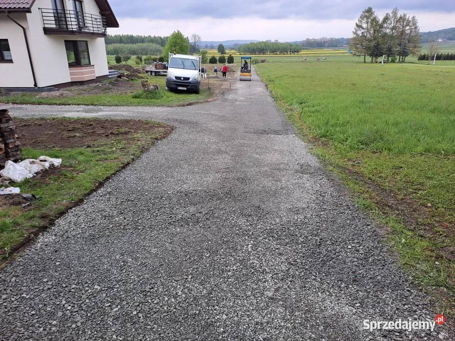 Usługi koparkami glebogryzarką koszenie prace