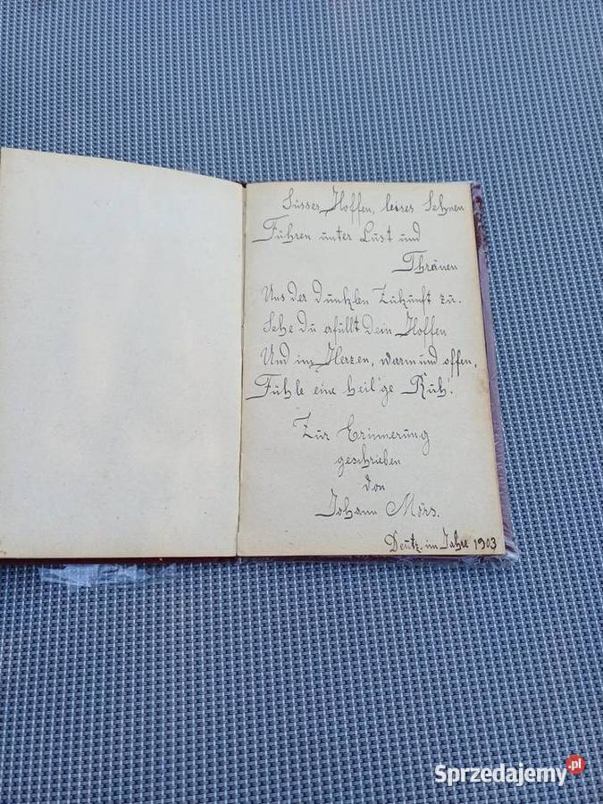 Tytuł
Stary niemiecki pamiętnik Poesiealbum Radomsko
