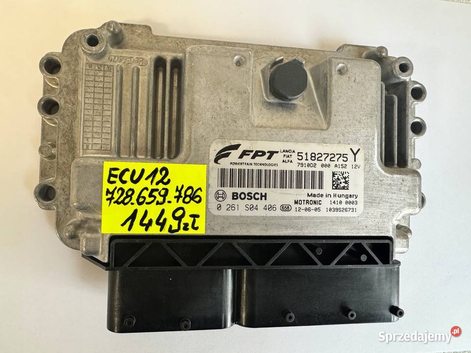 NOWY ECU KOMPUTER STEROWNIK SILNIKA MODUŁ BOSCH Warszawa sprzedam