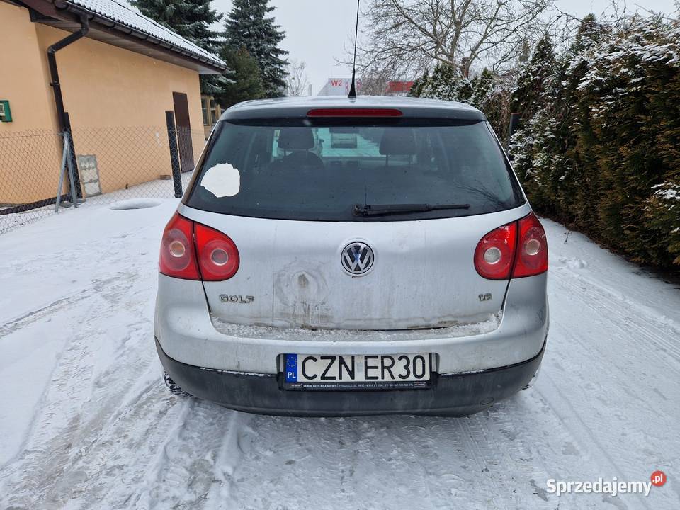 Volkswagen Golf V 16 LPG gaz 5drzwi lakier metallic kujawsko-pomorskie