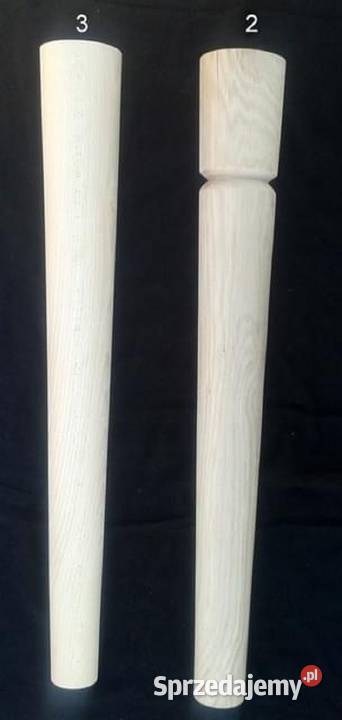 Nogi drewniane do stołu krzeseł Lubań