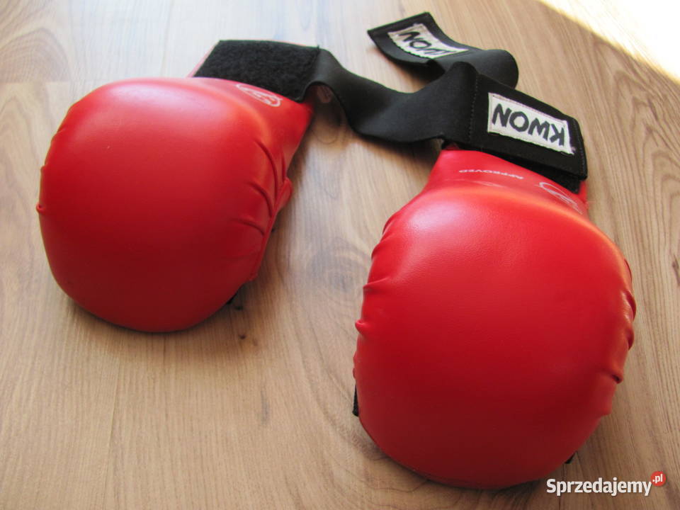 rękawice do ćwiczeń boksowania czerwone r L