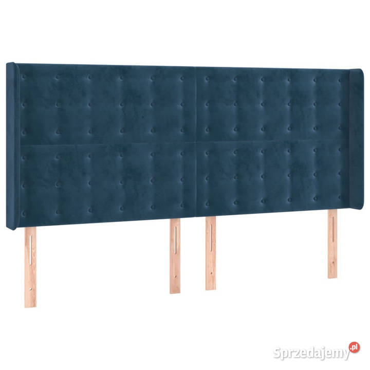 Zagłówek uszak ciemnoniebieski 163x16x118128 Meble Warszawa sprzedam