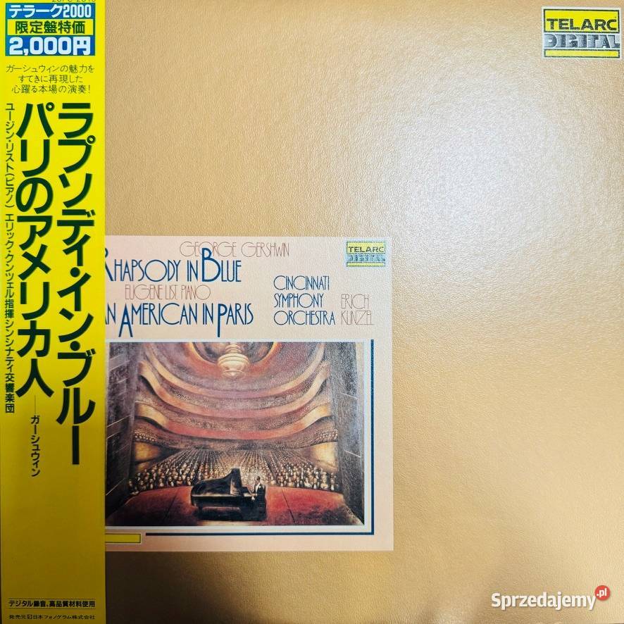 George Gershwin Rhapsody In Blue EXNM Japan Obi Szczecin sprzedam