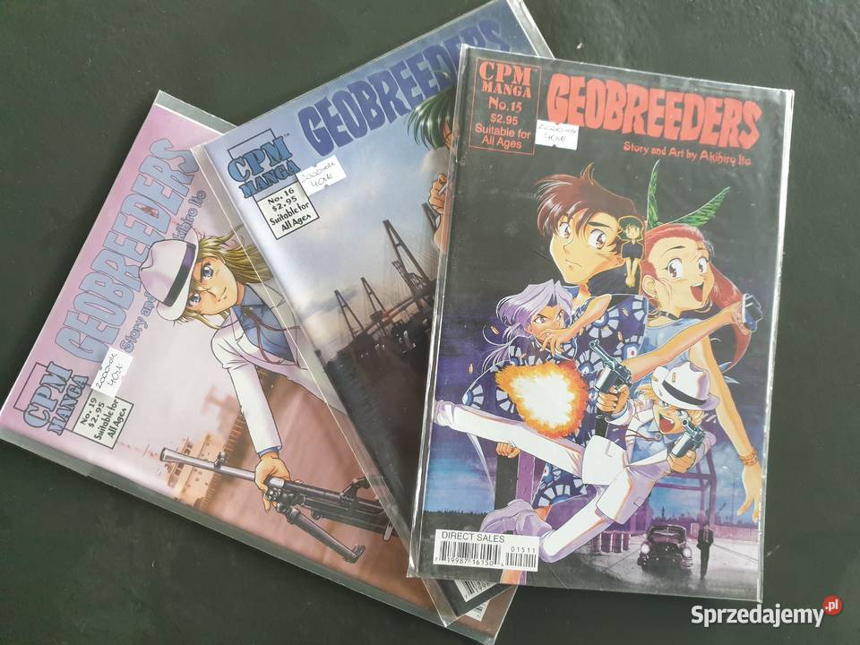 Manga Geobreeders 3 komiksy USA 2000 Gdynia sprzedam