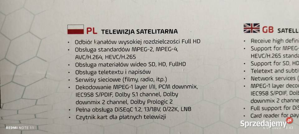 NOWY Tuner satelitarny Fergusson 104 Gliwice