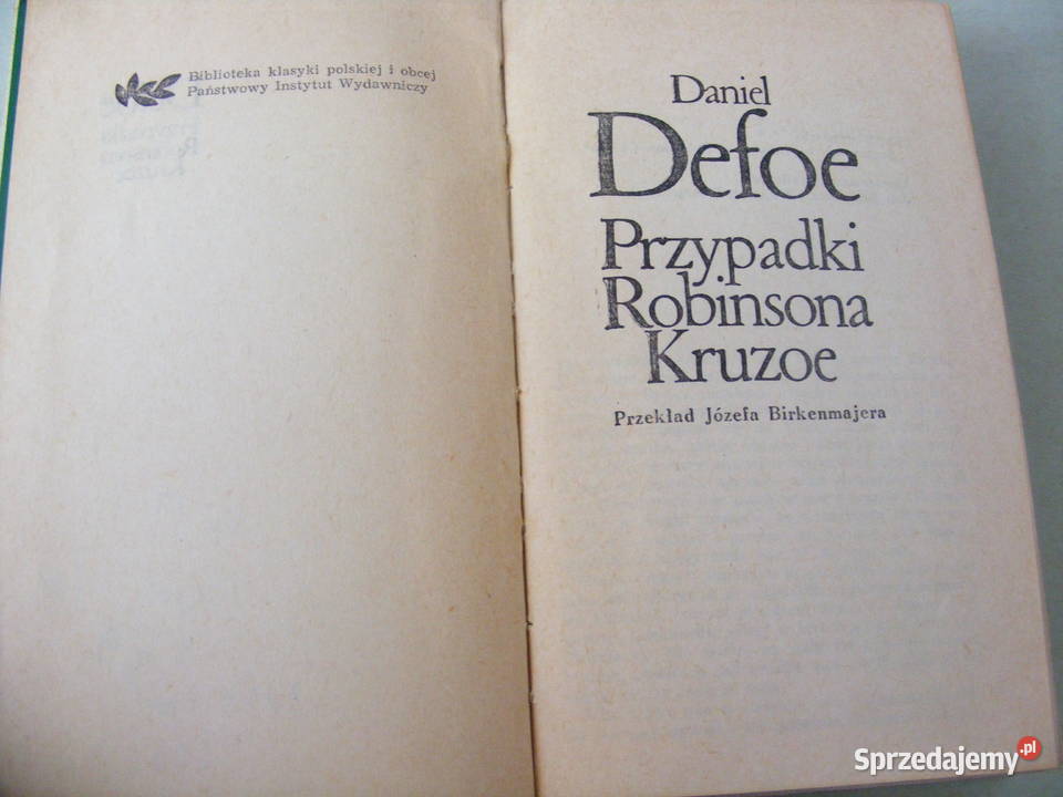 Przypadki Robinsona Kruzoe Defoe Korzenie Haley Oborniki Śląskie sprzedam
