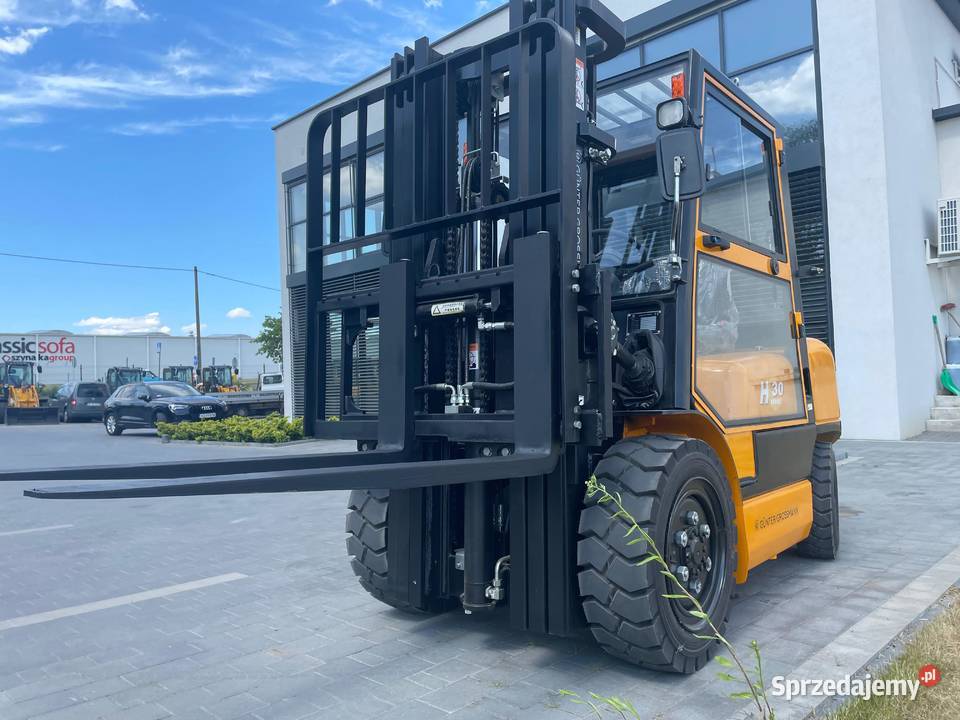 Wózek widłowy 3T kabina triplex diesel Gunter diesel sprzedam