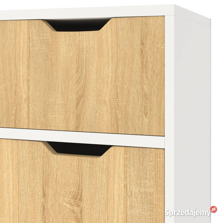 Szafka biel i dąb sonoma 90x30x72 materiał Warszawa