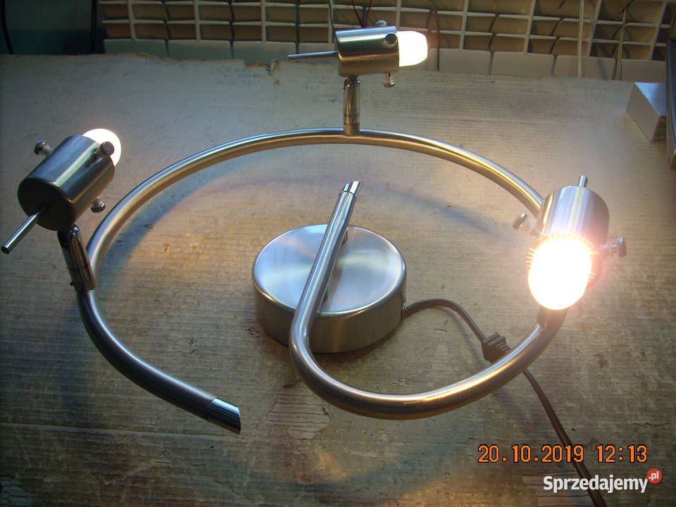 PLAFON SPOT LAMPA SUFITOWA 3x LED 3W chrom Piotrków Trybunalski