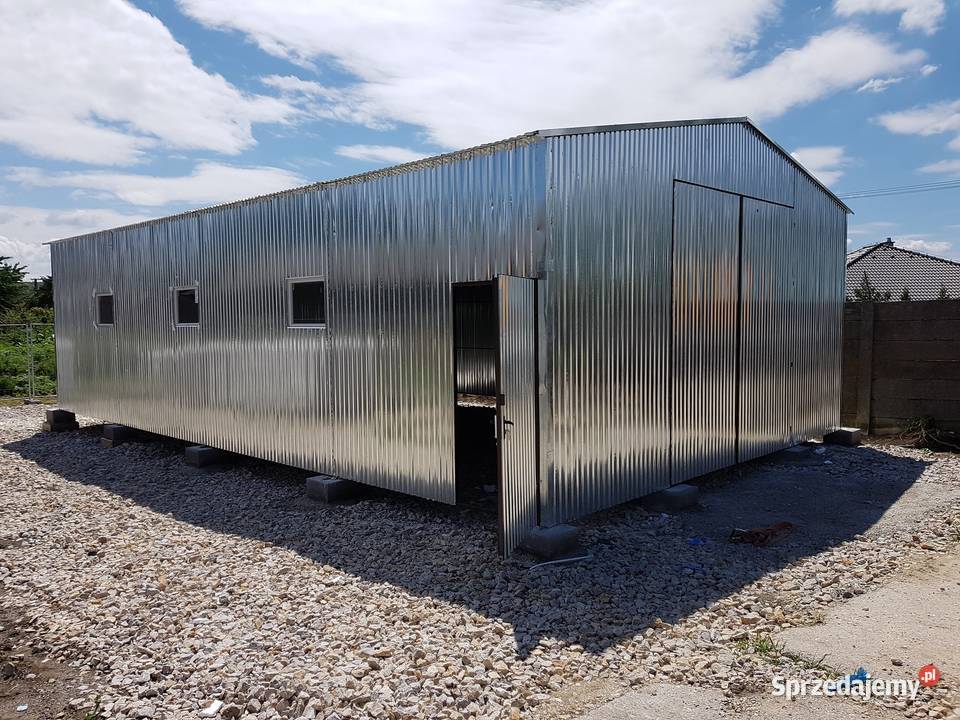 Blaszana montowana hala 712m ocynk dodatkowe Kraków