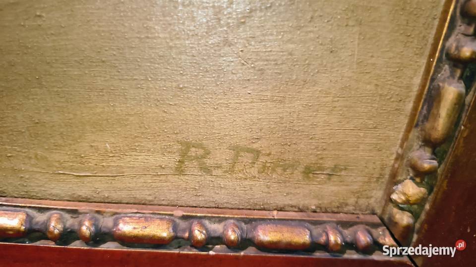 Obraz olejny na płótnie Chorzew sprzedam