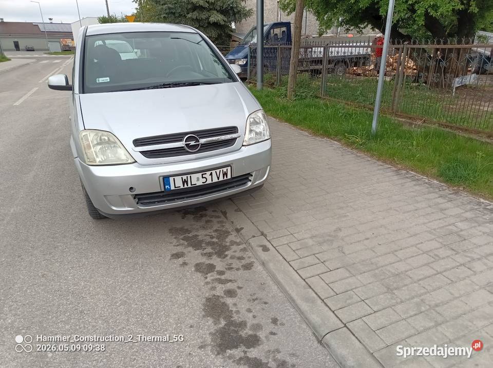 Opel Meriva 2004r 16 Benzyna doinwestowane centralny zamek Włodawa sprzedam