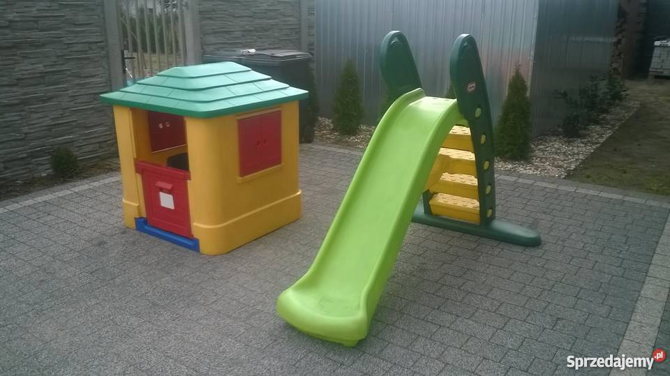 Domek ogrodowy CHICCO plus zjeżdzalnia Mosina