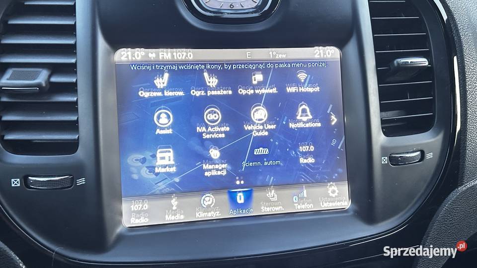 CHRYSLER 300S 36 304 2019r skórzana tapicerka warmińsko-mazurskie Giżycko