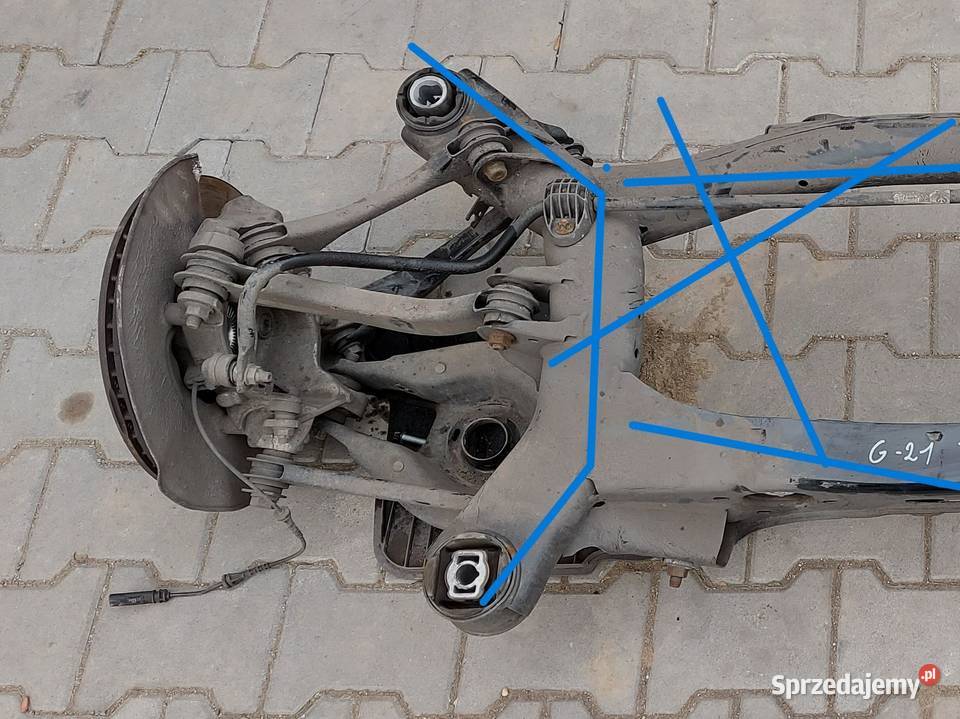 BMW G21 G20 Kombi 330e zawieszenie lewe tył Zestawy zawieszenia