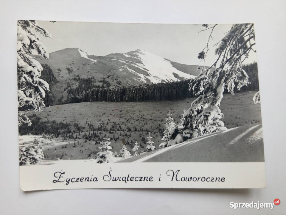 Pocztówka Tatry z 1970r PRLu Znaczek Pocztówki i karty telefoniczne Dąbrowa Górnicza