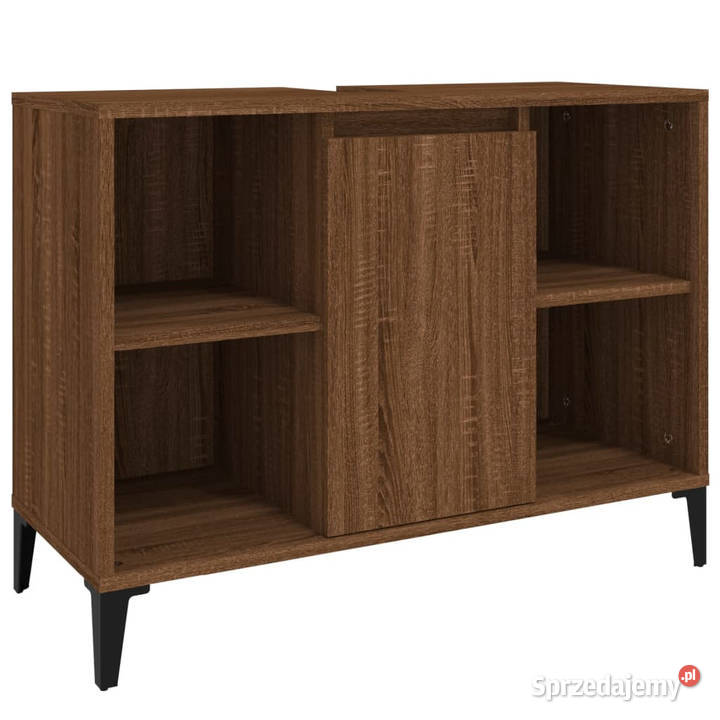 Szafka pod umywalkę brązowy dąb 80x33x60 Łazienkowe Warszawa