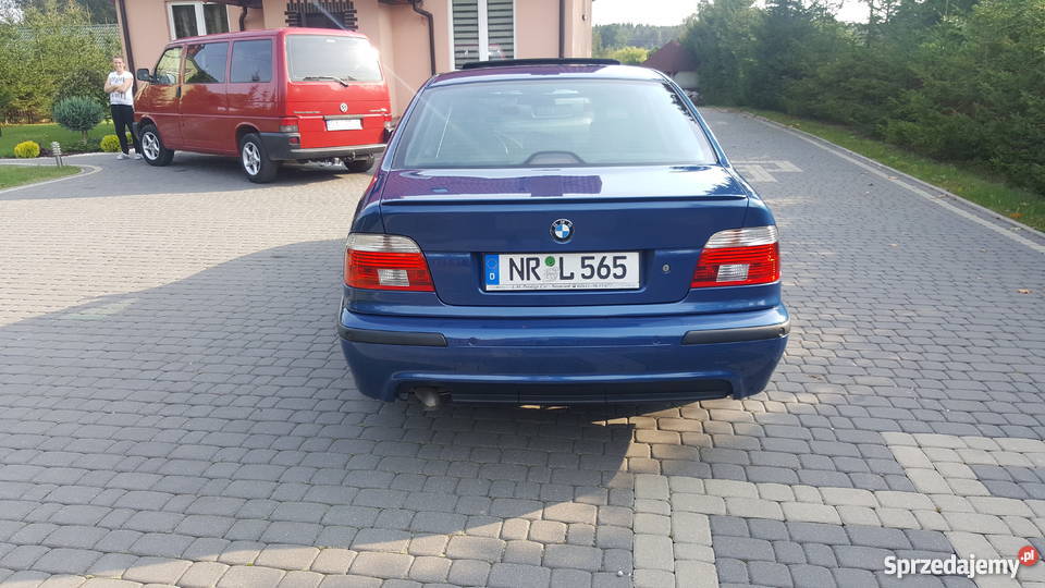 BMW e39 530d Lift M Pakiet Manual Topasblau DSP 2926cm3 podlaskie Augustów sprzedam
