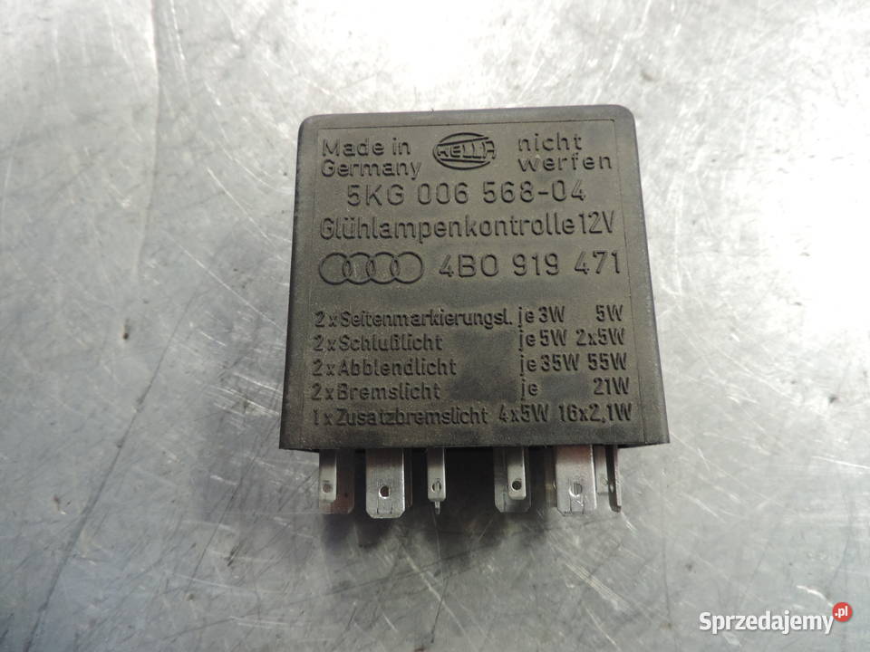 PRZEKAZNIK SWIATEŁ VW AUDI SEAT SKODA 387 Nowy Sącz sprzedam