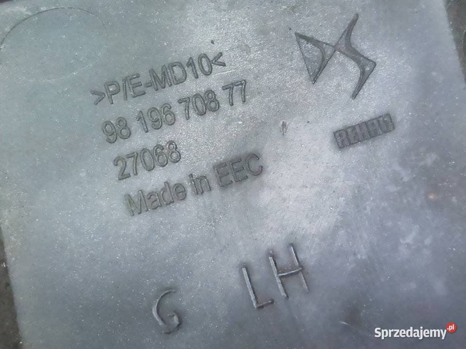 Kratka Osłona Halogenu Lewy Przód Citroen DS7 Pleszew