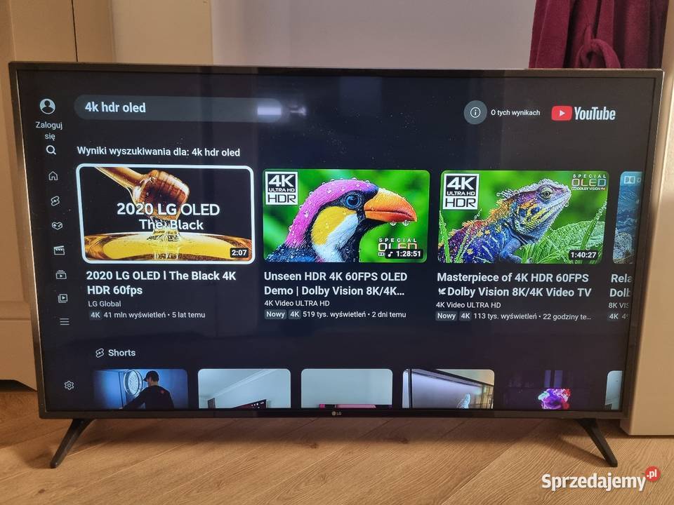 Smart TV LG 55 4K HDR YouTube Netflix WIFi Bojanowo