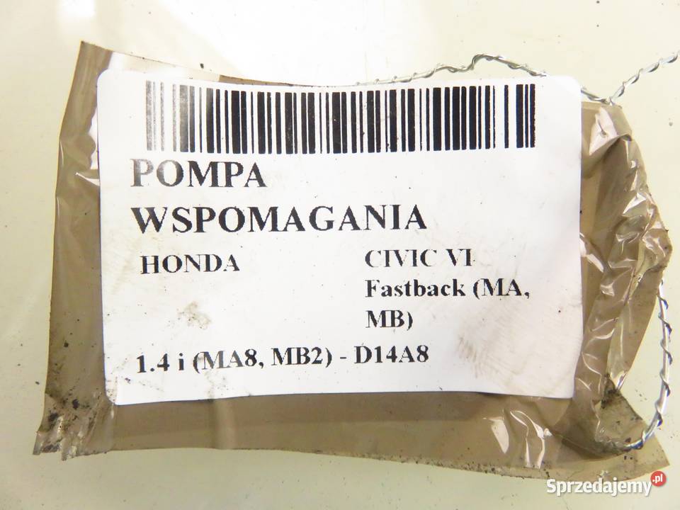 POMPA WSPOMAGANIA HONDA CIVIC VI 14 D14A8 osobowe