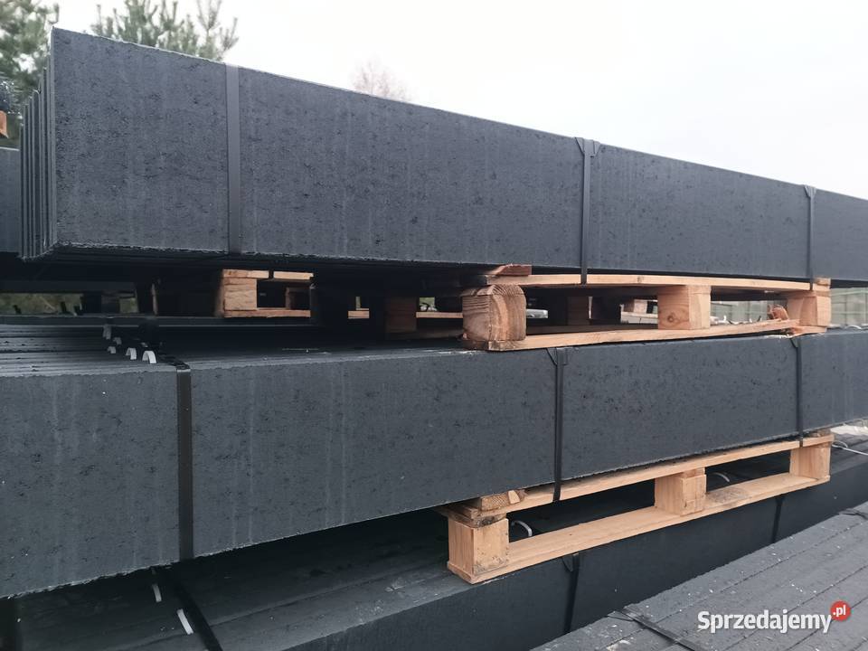 Podmurówka betonowa 25 gładka wibroprasa panel