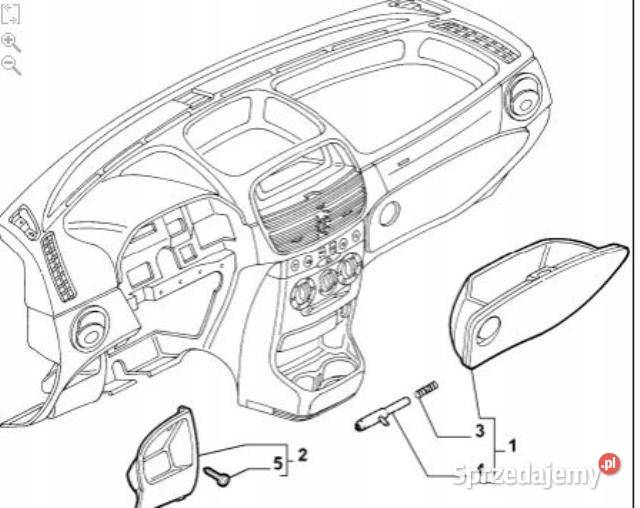 SCHOWEK KIEROWCY LEWA STRONA FIAT PUNTO 0310 lubelskie