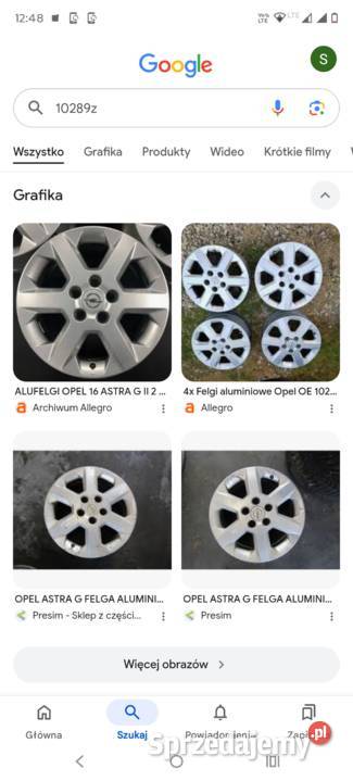 Alufelgi opel 16 5x110 et49 10289z astra Zafira Złoty Stok