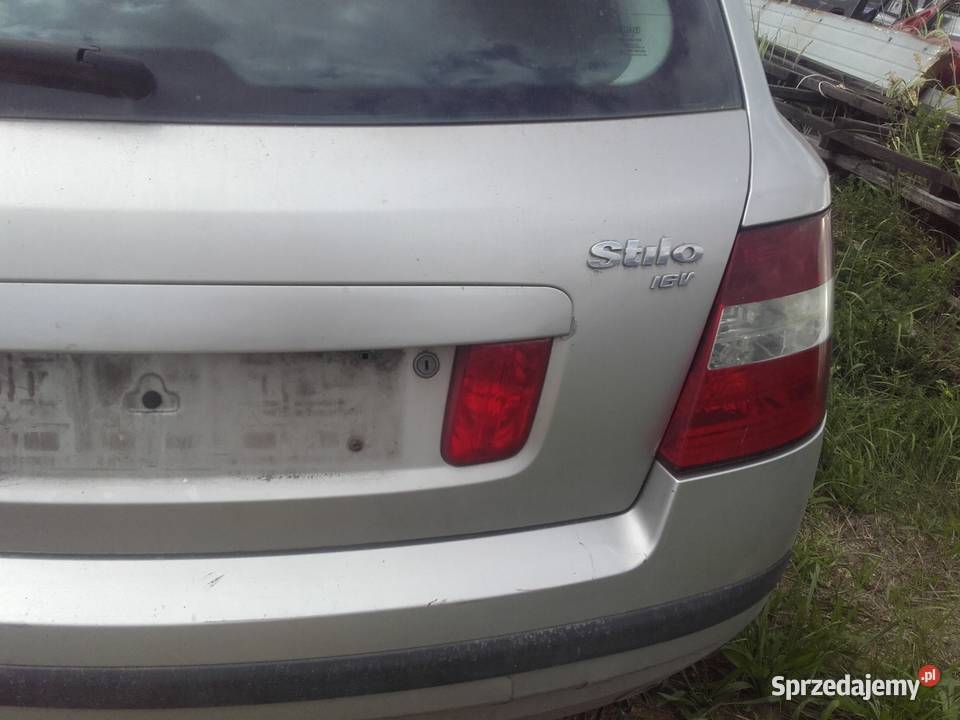 Fiat Stilo 5 drzwi klapa tylna z szybą zderzak łódzkie Łódź