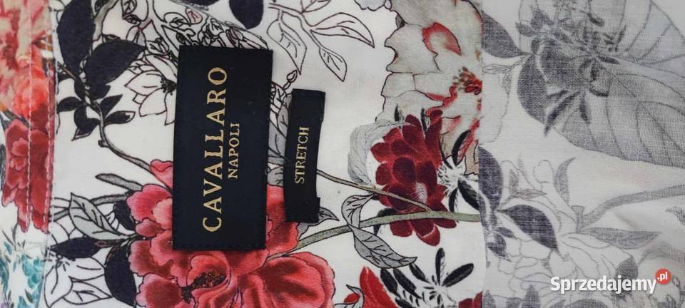 Damska koszula w kwiaty Cavallaro Napoli rozmiar Warszawa