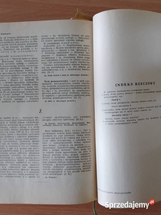 Mała ENCYKLOPEDIA rachunkowości red Skrzywan twarda z obwolutą