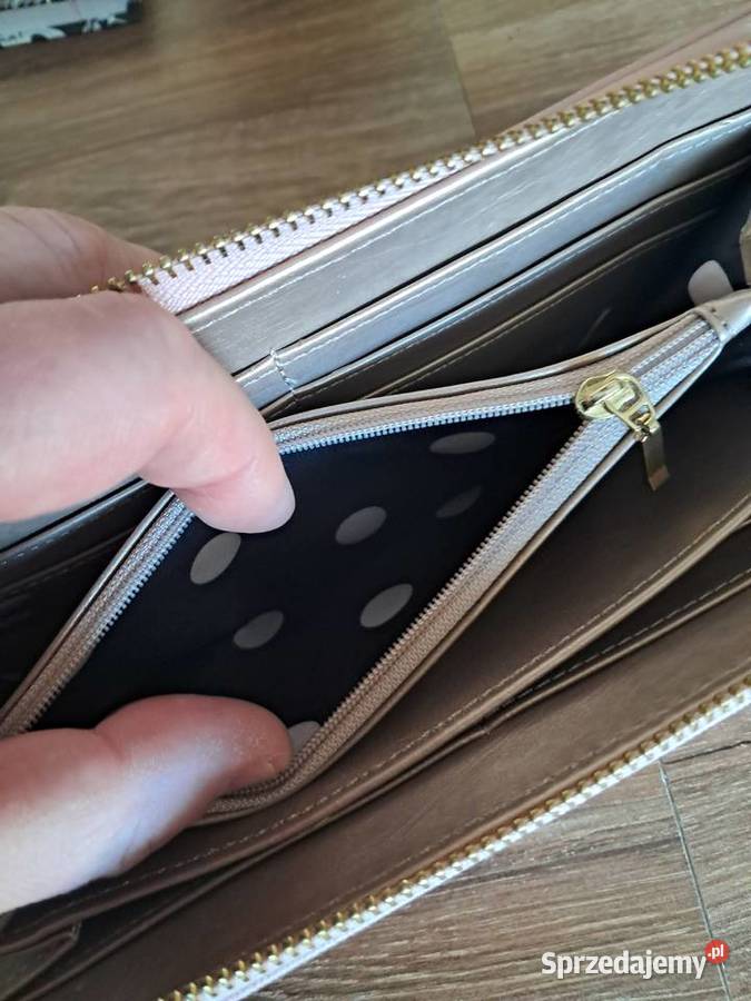 nowy portfel anne klein kolor pudrowy róż brak Sandomierz sprzedam