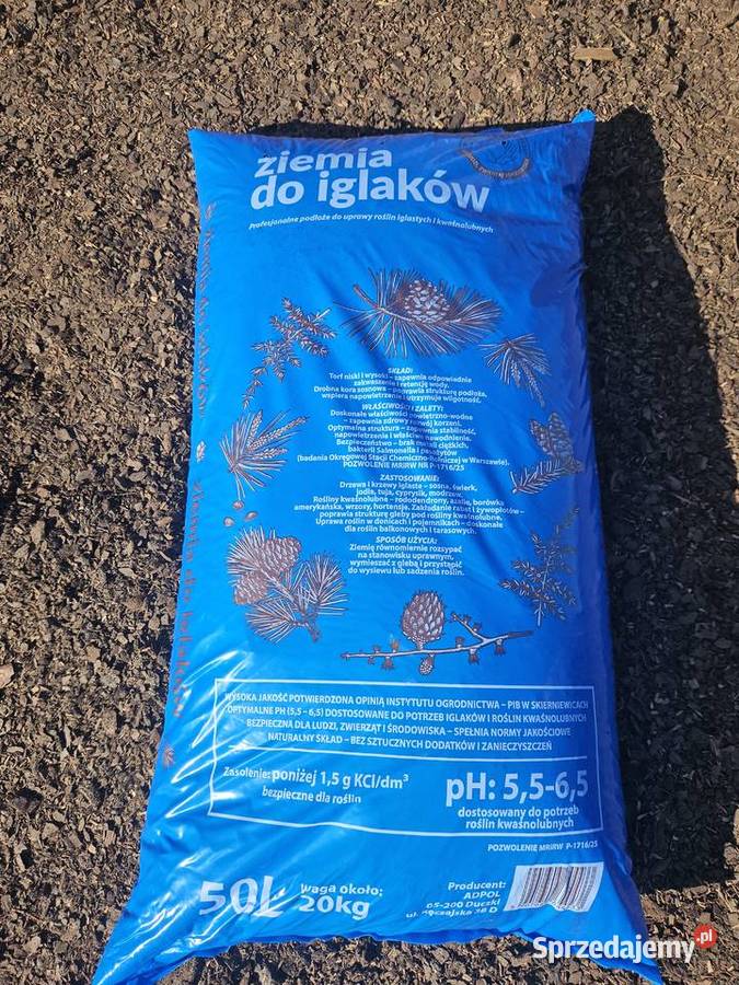Ziemia do iglaków 50l mazowieckie Duczki