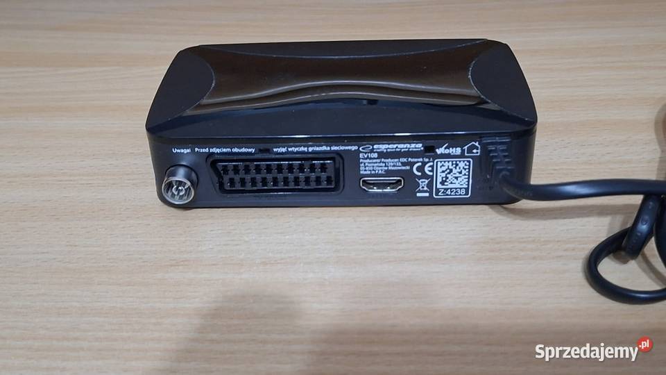 Dekoder tuner DVBD2 Esperanza EV108 uszkodzony lubuskie Zielona Góra