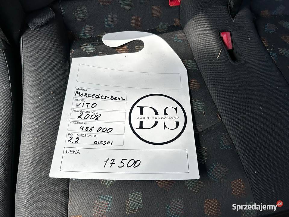 Mercedes Vito Raty Prywatnie Diesel 2008r klimatyzacja Wrocław
