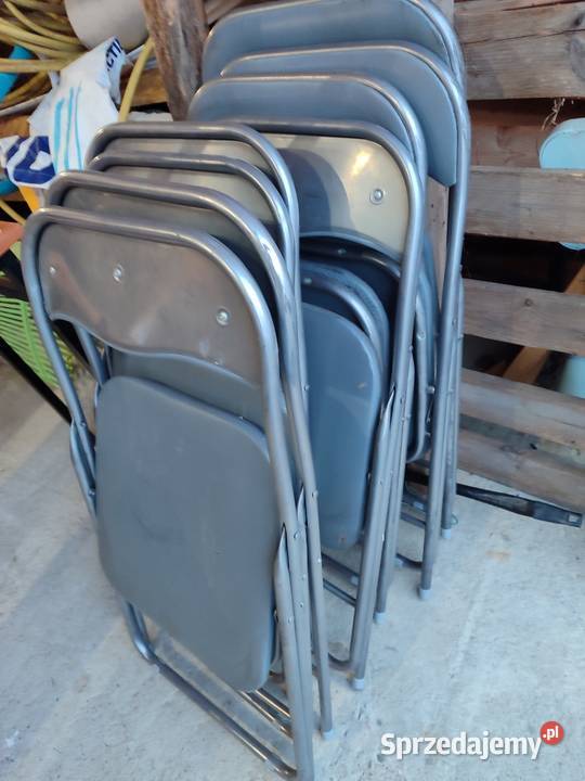 Krzesła składane Limanowa sprzedam