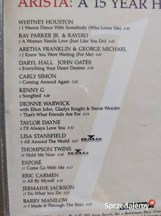 Various Arista A 15 Year History Of Hits