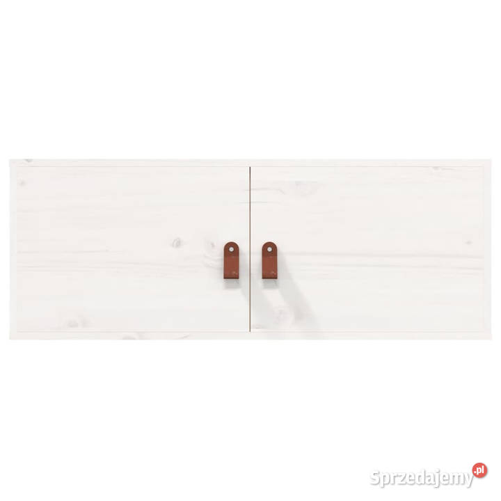 Szafka ścienna biała 80x30x30 lite drewno Półki Warszawa