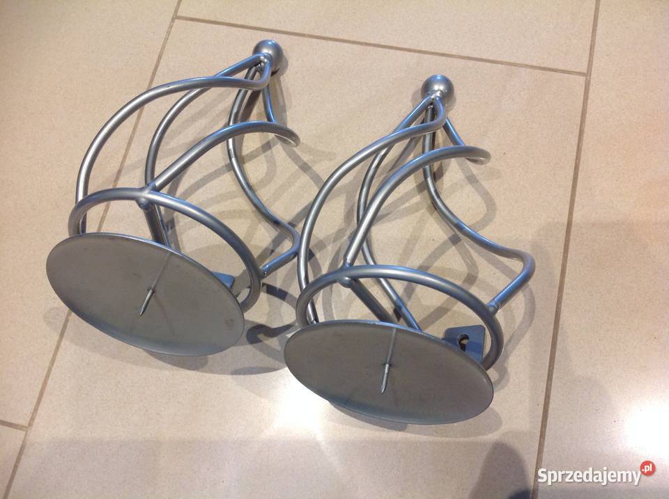 Metalowy Świecznik na Ściane 2 Nowa Sól