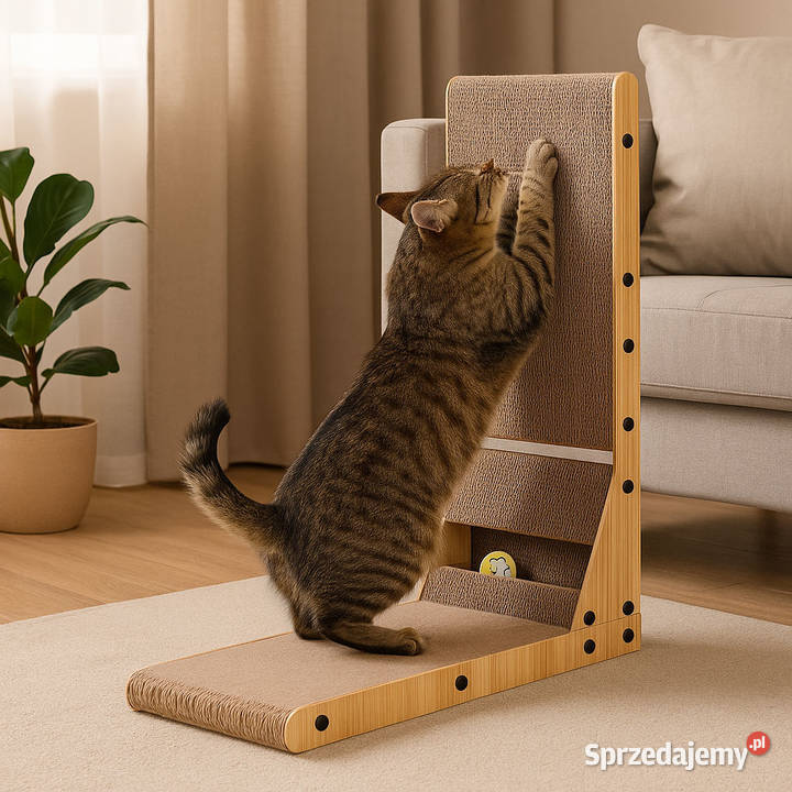 Drapak tekturowy kota narożny kartonowy Smogorzów