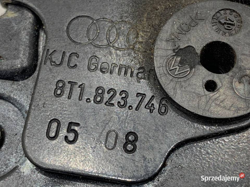 ZAMEK MASKI PRZÓD AUDI A4 B8 SedanLimuzyna 0715 osobowe Zamki, wkładki i kluczyki