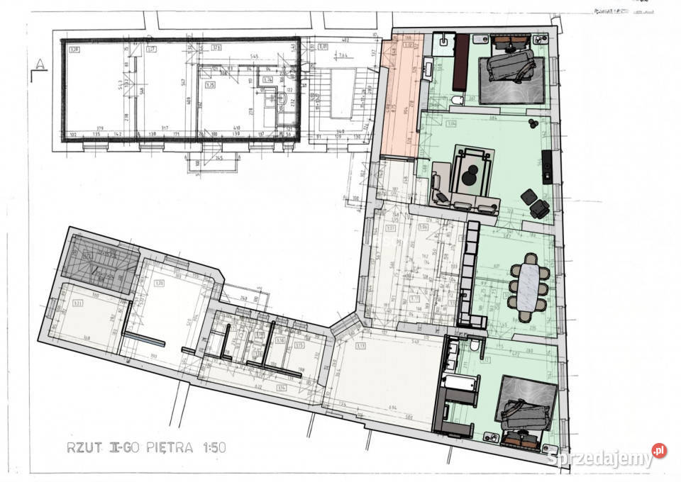 Mieszkanie 125m2 7pok Kraków Świętego Krzyża Sprzedaż