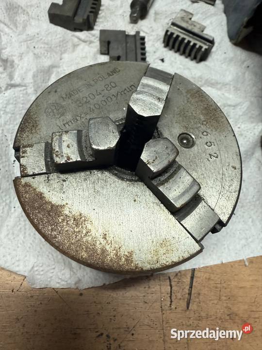 Uchwyt tokarski samocentrujacy spiralny tokarka Kielce