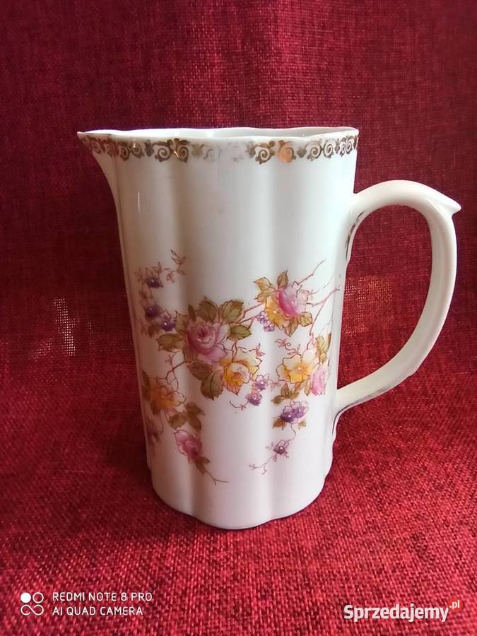 Mlecznik duży z pięknym kwiatowym dekorem z Gdańsk