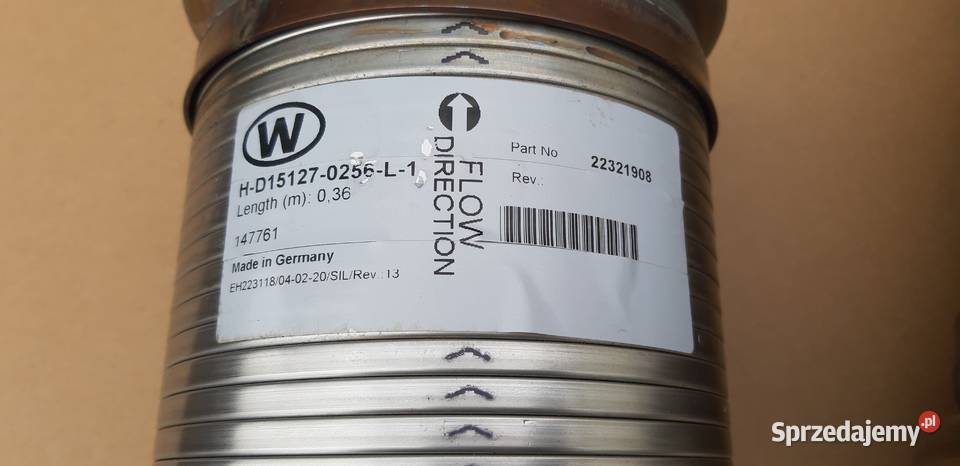 VOLVO FH FM FMX EURO 5 ŁĄCZNIK ELASTYCZNY Bieleń