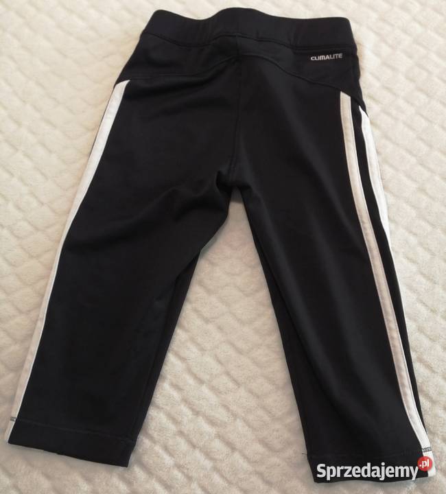 Spodnie dresowe czarne 116 Adidas climalite Czeladź sprzedam