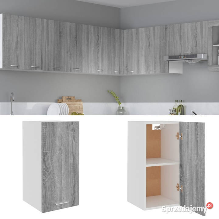 Szafka wisząca szary dąb sonoma 295x31x60 mazowieckie Warszawa